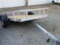 10ft Tilt Bed Utility Trailer w/Wood Deck