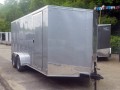 16ft Cargo Trailer - Silver with 3500lb Axles