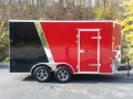 14ft Red/Black MC Trailer with 3500lb Axles