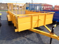 YELLOW 12FT HIGH SIDE UTILITY TRAILER