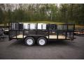 16FT LANDSCAPE TRAILER W/EXPANDED METAL TOOL CAGE
