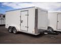 16ft T/A Enclosed Cargo Trailer-WHITE