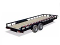20ft Bumper Pull Lowboy Equipment  - Steel Frame with Wood Deck