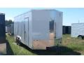 16ft White Cargo w/ Side and Rear Ramp Door