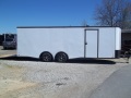 8.5 x 24 carhauler enclosed blackout white trailer 10k