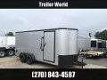 CW 7' x 16' x 6.5' Vnose Enclosed Cargo Trailer BLACK OUT