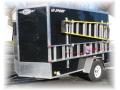 Aluminum, Enclosed Trailer, Truck, Van, Garage Wall, etc Double Side Ladder Rack 