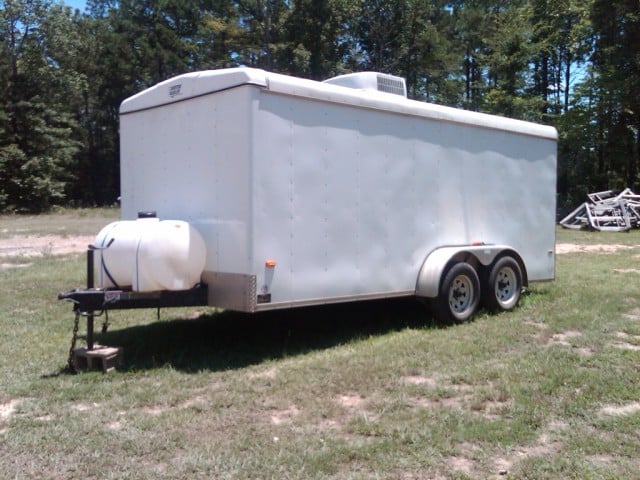 New Used Trailers 7x16 Horton Hauler Enclosed Trailer Ramp Door At Trailerper 7x16 Horton Hauler Enclosed Trailer