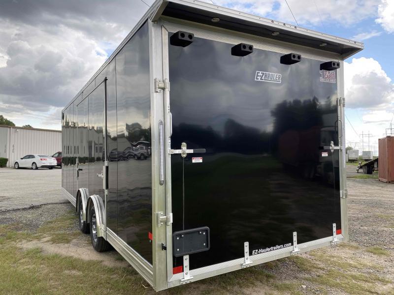 2022 Mission aluminum frame lightweight carhauler trailer enclosed 8.5x24 escape door