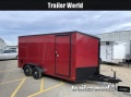 CW 7' x 16' x 6.5' Vnose Enclosed Cargo Trailer BLACK OUT