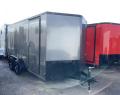 2022 Continental Cargo 7' x 14' x 6.3' Vnose Enclosed Cargo Trailer Black-Out Trim Stock# 27184