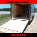 Covered Wagon Trailers 8.5x24 Charcoal  Black out ramp door Enclosed Cargo