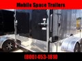 Covered Wagon Trailers 7x14 MCP Bk ramp door Enclosed Cargo Trailer 