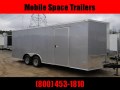 Covered Wagon Trailers 8.5X20 silv Car Hauler Enclosed Cargo Trailer