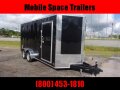 Covered Wagon Trailers 7x16 MCP Bk  screwless ramp door Enclosed Cargo Trailer 