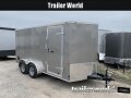 2022 Continental Cargo 7' x 14' x 6.3' Vnose Enclosed Cargo Trailer  Stock# 27413