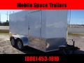  Covered Wagon Trailers 7x12 MCP ramp door Enclosed Cargo Trailer 