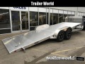  Aluma 8220H Anniversary Edition Aluminum Tilt Bed Open Car Hauler Trailer 10k GVWR