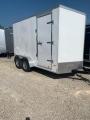 HAUL-ABOUT WHITE 6X12 TA CARGO TRAILER