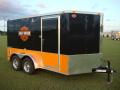 12FT TWO TONE CARGO TRAILER W/E-TRACK  