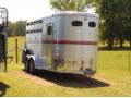 $Call-Aluminum 3 Horse  Slant-Load 7' Tall Dressing Room