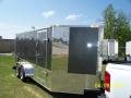 CHARCOAL GRAY 16FT TA ENCLOSED TRAILER