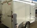 10ft Motorcycle Trailer-White-Flat Front