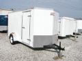 White V-Nose 10ft Cargo Trailer