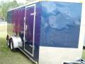 7x16 V-Nose Enclosed Cargo Trailer w/Ramp Color Opt