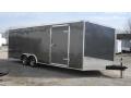Charcoal 24ft Enclosed Auto Trailer