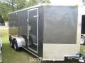  7x16 V-Nose Enclosed Trailer w/Ramp