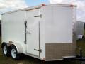 12ft TA White Enclosed Motorcycle Trailer
