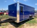 20FT TA COBALT BLUE WITH Ramp AND 3500 LB AXLES