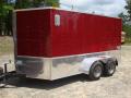 12FT V-NOSE MOTORCYCLE TRAILER W/STONE GUARD