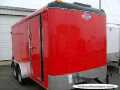 14FT RED FLAT FRONT CARGO TRAILER