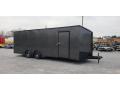 20FT CHARCOAL BLACKOUT MOTORCYCLE TRAILER