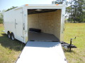 20FT SNOWMOBILE TRAILER W/REAR AND FRONT RAMP