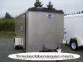 12ft  Single Axle CHAMPAGNE With Double Door