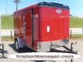 10FT RED CARGO TRAILER W/RAMP