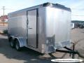 Silver Flat Front 14ft TA Cargo Trailer