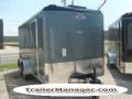 SILVER FLAT FRONT 14FT CARGO TRAILER 