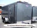 16FT T/A SILVER CARGO TRAILER With Ramp