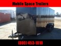 Trailer 7x16 6 3 bk bkout W Ramp Door Enclosed Cargo screwlessTrailer