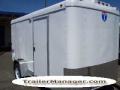 12FT Single Axle WHITE With Double Door - SPARE TIRE