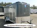 12ft Single Axle Charcoal With Double Door with Spare