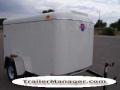 8FT WHITE S/A ENCLOSED CARGO TRAILER