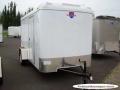 12ft  Single Axle WHITE With Double Door and Spare Tire