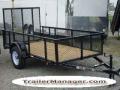 UTILITY TRAILER 10FT W/TALL EXPANDED METAL SIDES