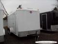 16ft White Cargo Trailer With Ramp