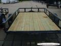 12ft Single 3500lb Axle Utility Trailer w/Treated Lumber Decking